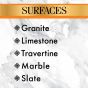 Use on granite, limestone, travertine and more